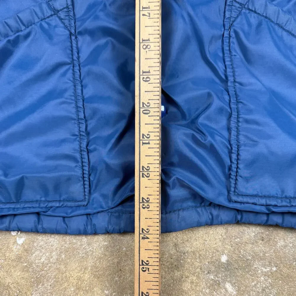 Vtg 70s‎ Russell Athletic Coach Jacket Youth Medium Blue Cavaliers Appliqué